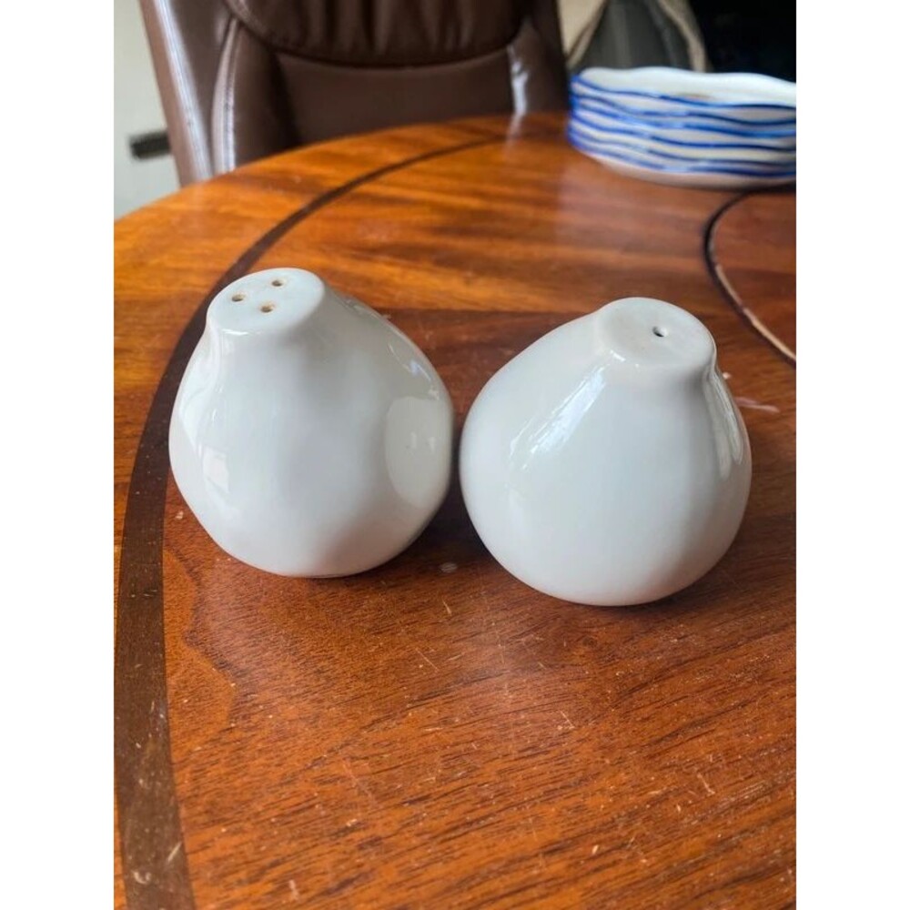 MCM salt and pepper shakers porcelain